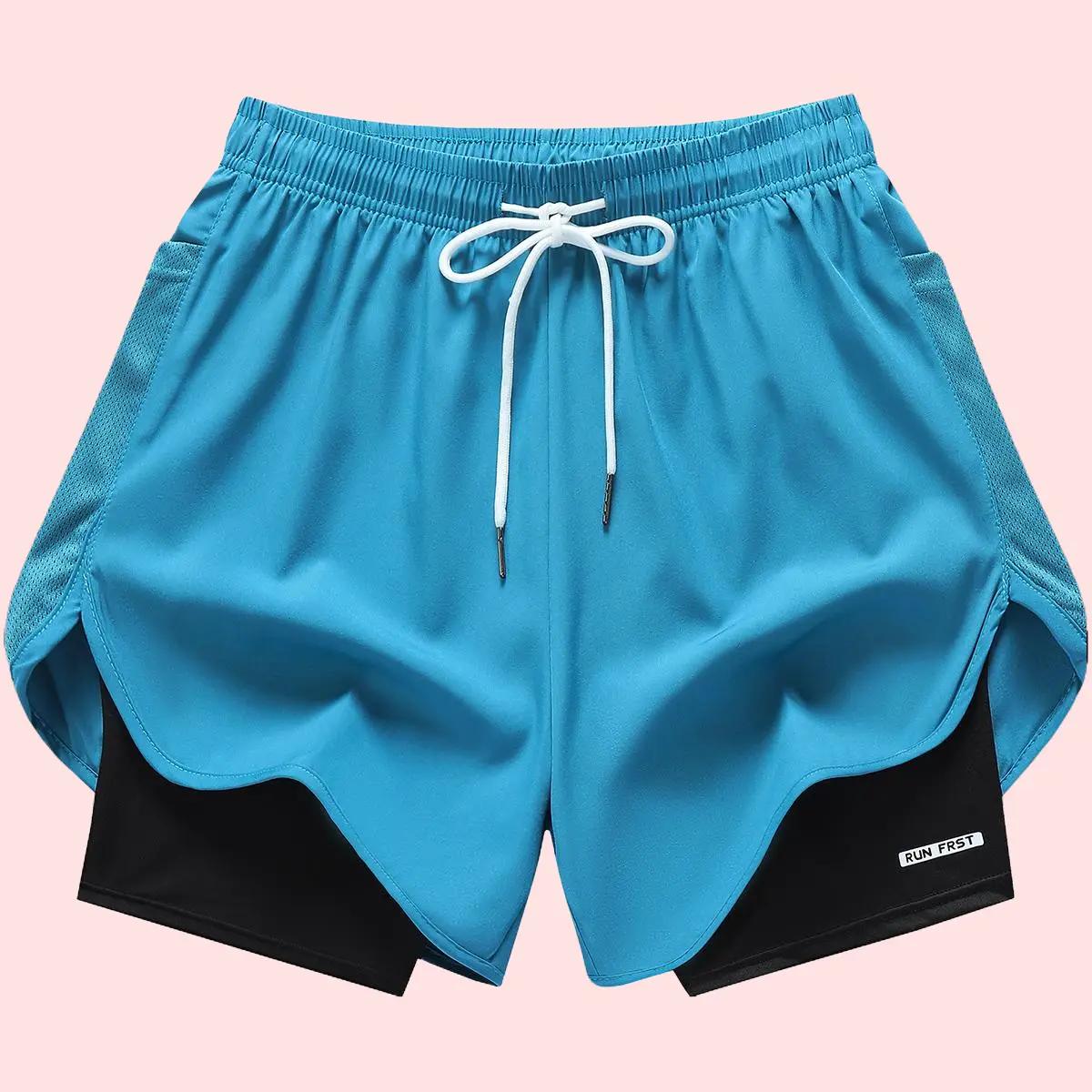 Regular Fit, Women's Female 3-Pack 2-in-1 Running Shorts - Quick Dry Breathable Fabric, Inner Liner, Adjustable Drawstring Waistband, Comfortable Activewear for Gym, Workouts,summerwins Regular Fit, Women's Female 3-Pack 2-in-1 Running Shorts - Quick Dry Breathable Fabric, Inner Liner, Adjustable Drawstring Waistband, Comfortable Activewear for Gym, Workouts,summerwins