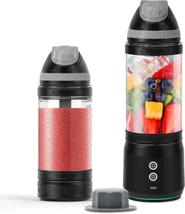 Portable Blender, Anti-Jamming for Shakes and Smoothies, USB Rechargeable, BPA Free 24oz Sporty Bottle with a Travel Lid Valentine's Day Gifts.