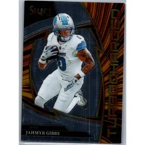 2025 Panini Select #14 Jahmyr Gibbs Turbocharged