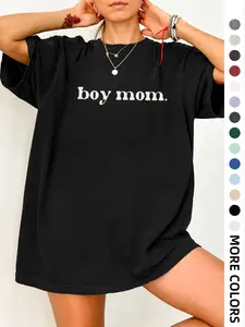 Women's Printed T-Shirt, Casual Summer Top, Fitted Style, Moderate Fabric Thickness, Kint Fabric, Perfect for Daily Wear