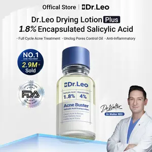 Dr.Leo Drying Lotion Plus | Acne & Pimple Treatment | Visibly Shrinks Pimples in 24 Hours & Helps Fade Acne Marks in 7 Days | With 1.8% Encapsulated Salicylic Acid, 4% Niacinamide & 10% Sulfur  (20ml)