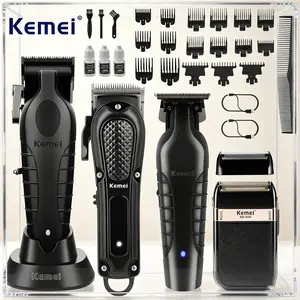 KEMEI Professional Hair Clipper, Hair Trimmer, Beard Shaver Set for Men