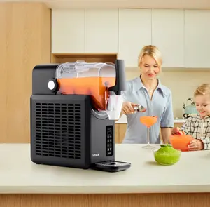 Slushy Machine 2.6L/88oz No Ice Needed Frozen Drink Maker with 5 Preset Programs Margarita Machine Self-Cleaning for Home Frappés & More