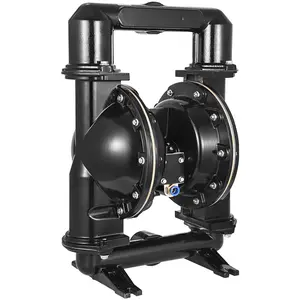 【fathersdaygift】VEVOR Air-Operated Double Diaphragm Pump 2 inch Inlet & OutletAluminum Alloy Body75 GPM & Max 120PSINitrile Diaphragm Transfer Pump for PetroleumDieselOil and Low Viscosity Fluids, Fuel Transfer Pump