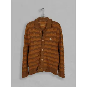 Wave Cardigan (BROWN)