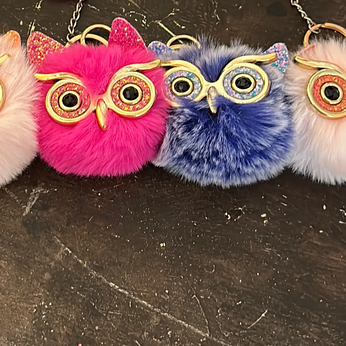 Owl puffball kitchen