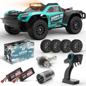 Brushless RC Cars for Adults and Kids Fast 50mph, 1/14 RTR 3S Electric Power RC Trucks 4x4 All Terrain Off Road, Waterproof High Speed Hobby RC Remote Control Monster Truck for Snow/Sand/Beach.