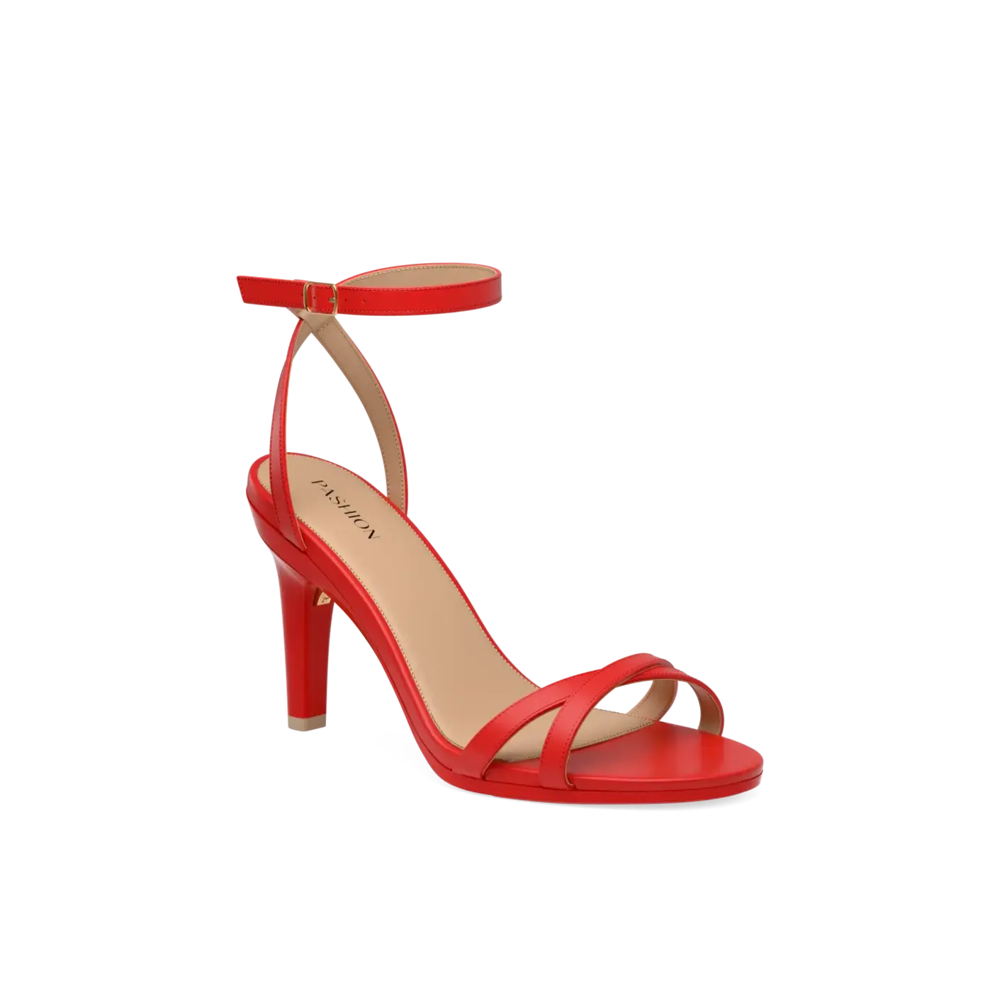 The Brynn - Cherry Red Leather 4" Stiletto