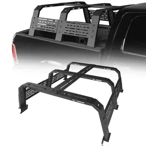 Truck/Pickup 18.8" High Overland Bed Rack for Ford F-150 & Raptor & Dodge Ram 1500 & Chevy Silverado 1500 & GMC Sierra 1500  - Hooke Road truck parts Car Accessories
