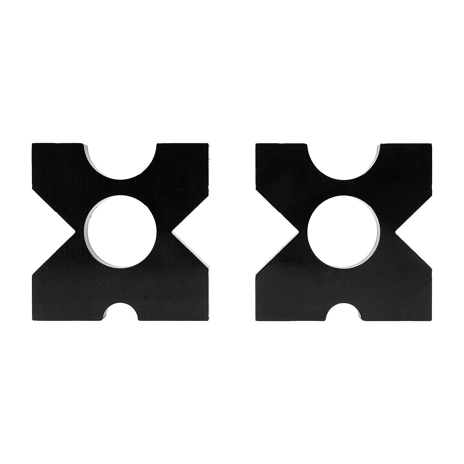 2-Pack Heavy Duty Press Plate for 20-Ton & 32-Ton Presses, 1-Inch Thick High-Strength Iron Die with Spray Coating, High Impact Resistance & Durability for Workshop Factory Production Line Use