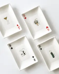 Parlay | Snack Plates | Luxury Plates for Hosting, Gifting, Friends and Family Game Nights | Home Decoration