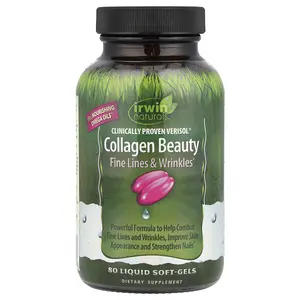 Irwin Naturals Clinically Proven Verisol® Collagen Beauty, 80 Liquid Soft-Gels