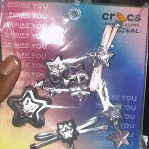 Crocs Jibbitz Dainty Shoe Charms 5-Pack, Cute Florals & Jewelry-Inspired Designs