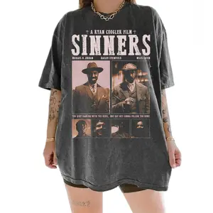 Sinners By Ry*n C**gler Movie T-Shirt, Gift For Women, Gift For Man, Crewneck TShirt, Trending Shirt