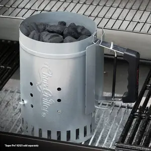 Quick Start Charcoal Chimney Starter for BBQ Grills, 12-Inch, Easy  Release