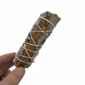 Organic White Sage & Cinnamon Smudge Stick for Cleansing and Relaxation