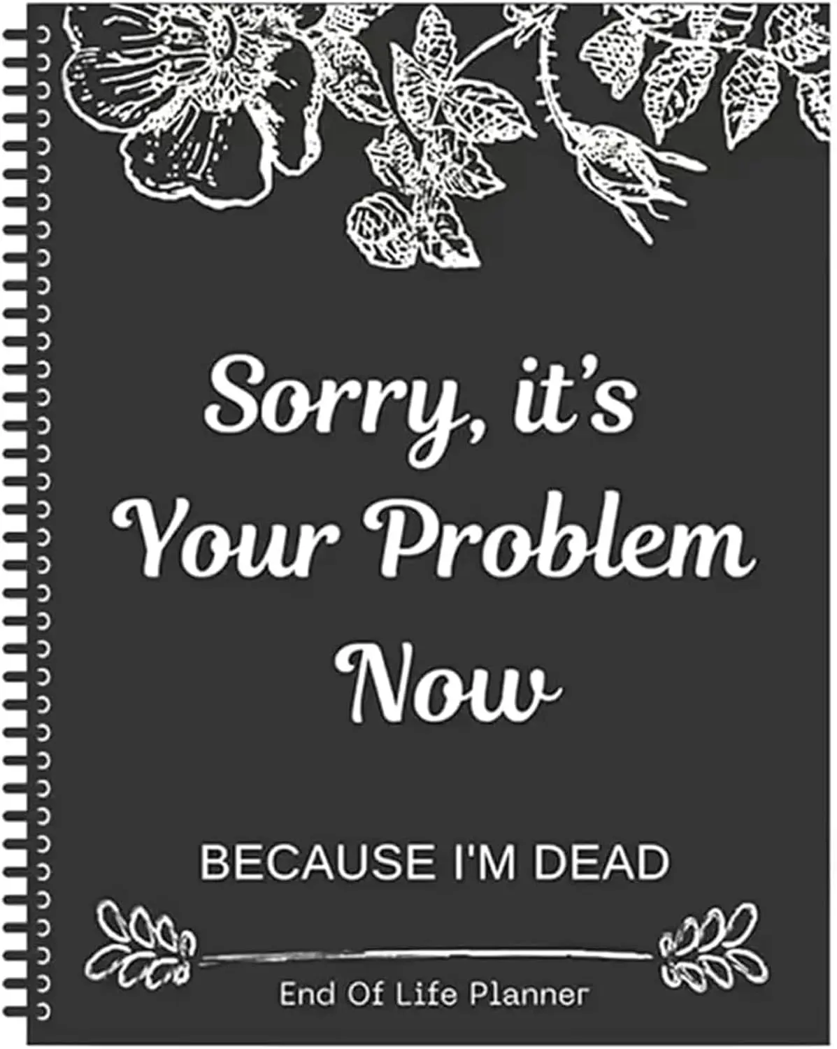 End of Life Planner Organizer Notebook - Death Binder Kit with Complete Coverage, Document Guide, Large Size Legacy Management, Paperback for Possessions Planning (Party Gift for Home & Festive Supplies)