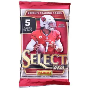2021 NFL Panini Select Sealed Hobby Pack - Collectible Football Sports Trading Cards