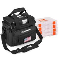 Black Bag With 4pcs Tackle Box