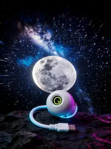 2-in-1 Real-Shot Starry Sky Projector Lamp, Astronomy Observatory Projector Professional Edition — suitable for all adults and children; ideal for bedrooms and cars; 360° adjustable LED space galaxy ambient light with high-definition images