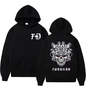 Forward Observations Group Skull Double Sided Print Hoodie Male Fashion Pullover Men Women's Vintage Casual Hoodies