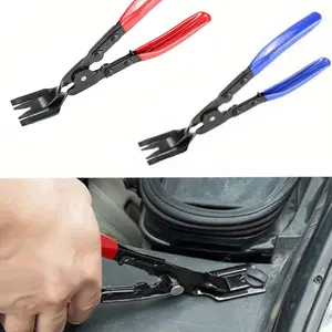 Car Panel Clip Removal Tool, Carbon Steel Decorative Clip Pliers, Door Panel & Dashboard Soft Trim Remover, Durable Multi-Function Tool, Car Repair Tool