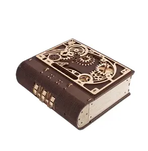 UGears Book of Secrets | 3D Wooden Mechanical Puzzles | STEM Building & Engineering Kits