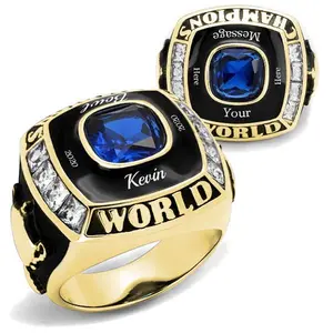 Personalized Gold World Championship Ring