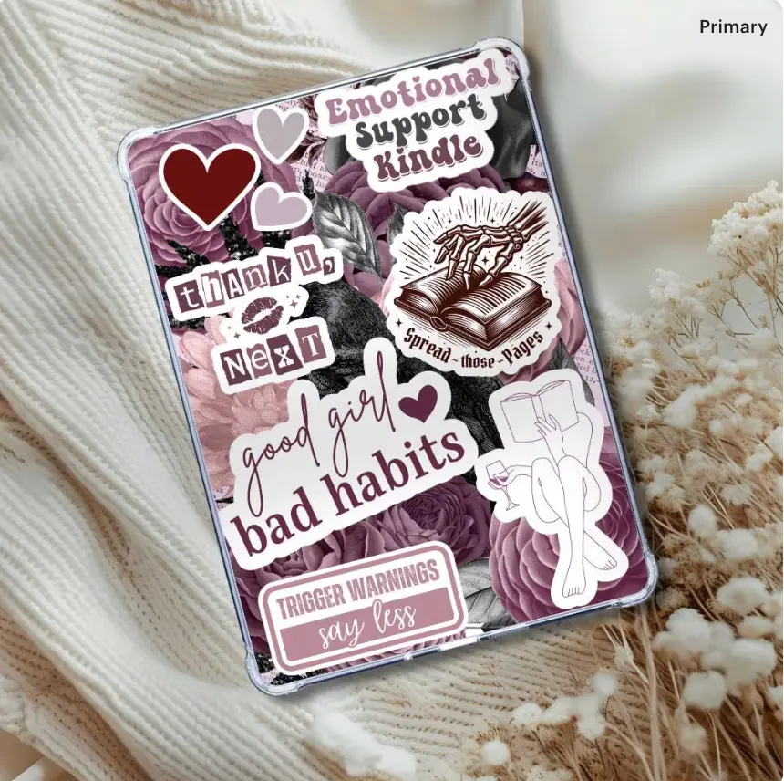 Good Girl Bad Habit Sticker Look Insert | Bookish Accessories