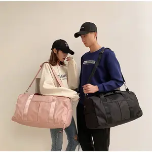 Duffle Bag For Women, Sports Duffel Bag for Gym with Wet Pocket & Shoe Compartment, Overnight Weekender Travel Bag