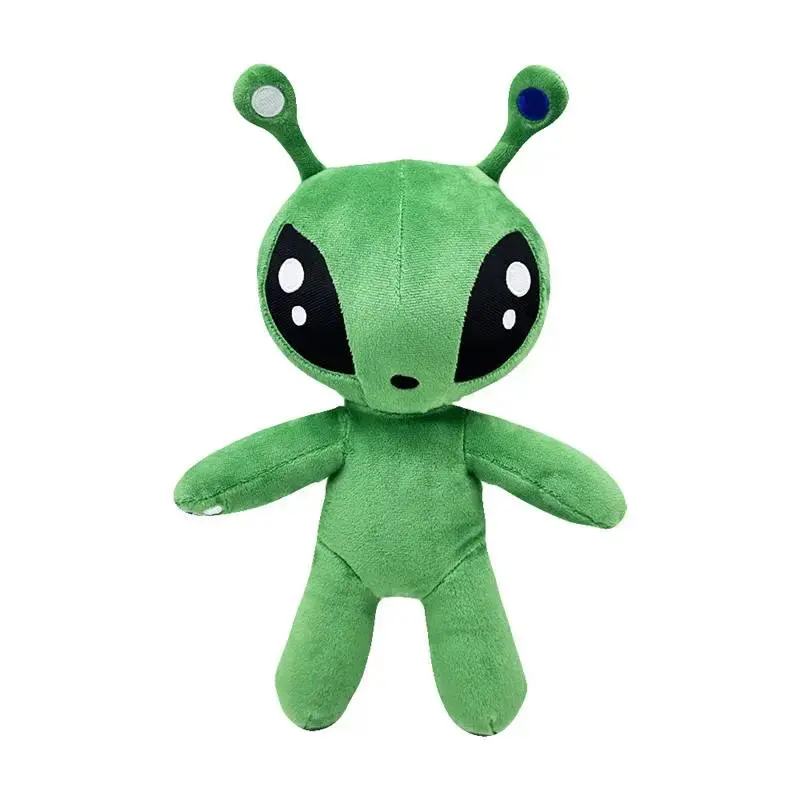 AFTONSPARV Green Alien Themed Soft Adorable Stuffed Animals - 15-34cm Unisex Japanese Anime Cartoon Dolls with Soft Fabric, Kids' Birthday-Christmas Gifts for Anime Fans