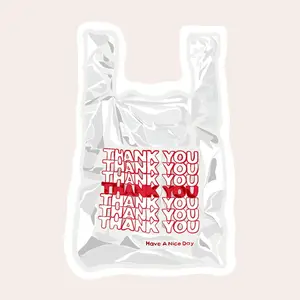 Thank You Plastic Bag Stickers (6 Pack)