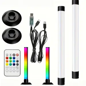 Smart LED Light Strips, RGB Ic, 16 Million Colors, 213 Preset Modes, Remote & APP Control, USB Powered, Ambient Lighting for Room