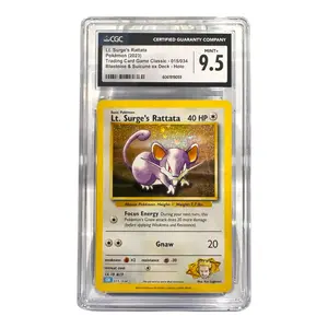 Pokémon 2023 Blastoise & Suicune Ex Deck Lt. Surge’s Rattata #15 New-Other