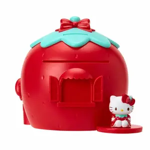 Hello Kitty Customizable Coin Bank (Red Strawberry)