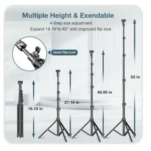 Extendable Phone Tripod with Remote