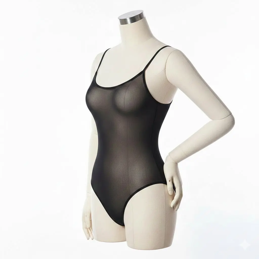 Seamless High-Shine Bodysuit - Ultra-Light Second-Skin Base Layer, Stretchy One-Piece for Layering & Performance, Moisture-Wicking, Fall 2025 Collection Swimmingsuit Tech Fabric