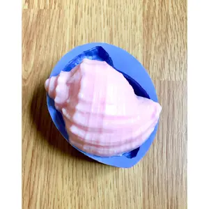 Silicone shell Mold - sea shell - soap - candle - lotion bar