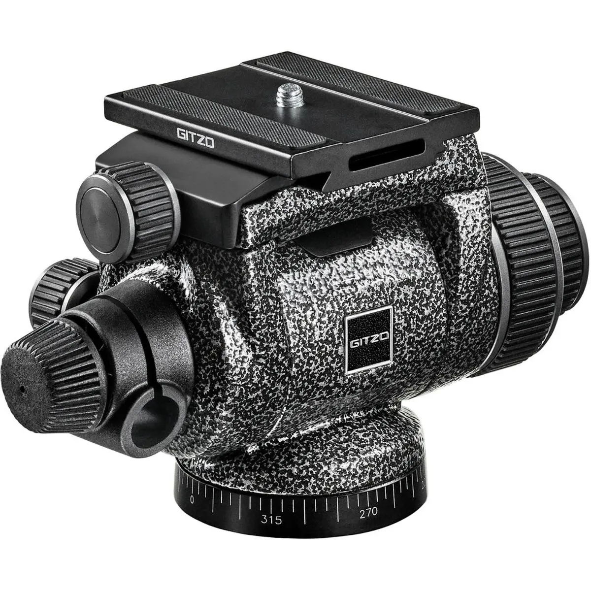 Gitzo GHF2W 2-Way Fluid Head, Adjustable Camera Equipment, Essential Camera Accessories Device for Wildlife Photographers