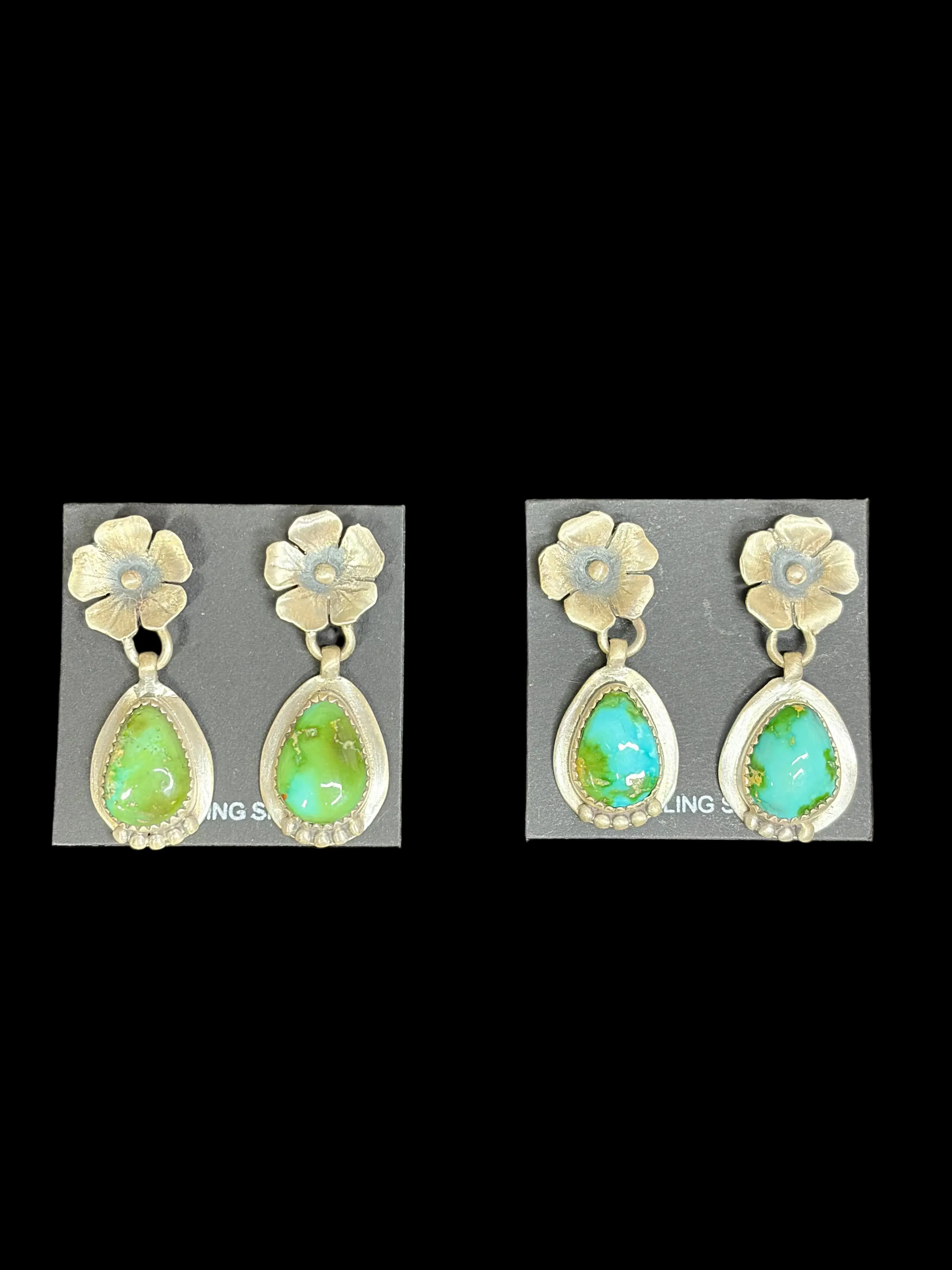 Sonoran Turquoise Floral Earrings