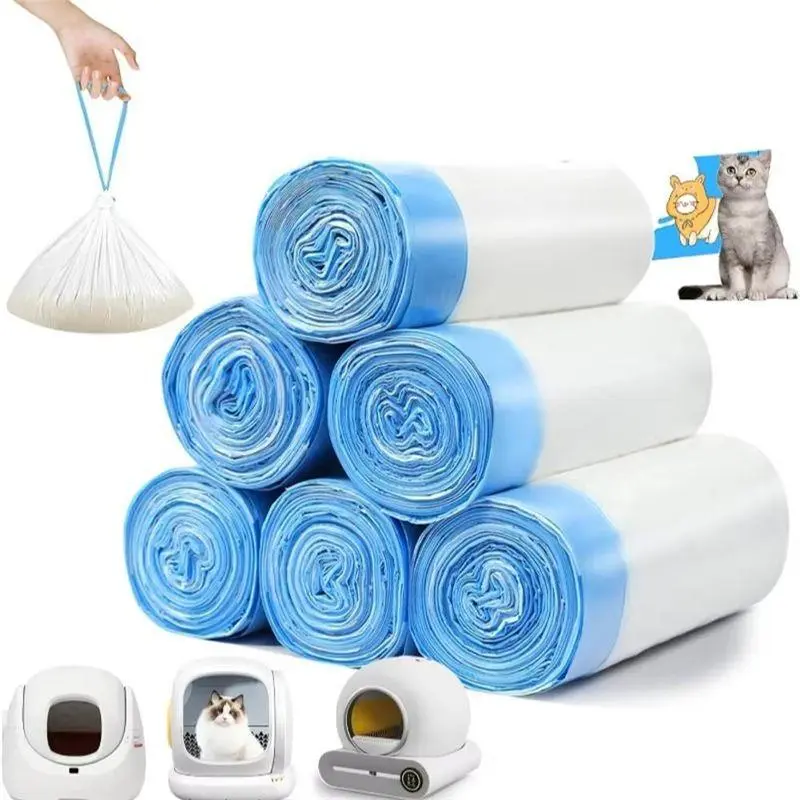 90 Count Cat Litter Bags for Automatic Litter Boxes – Extra-Thick Liners for MeoWant/Catlink/Tonepie Toilets