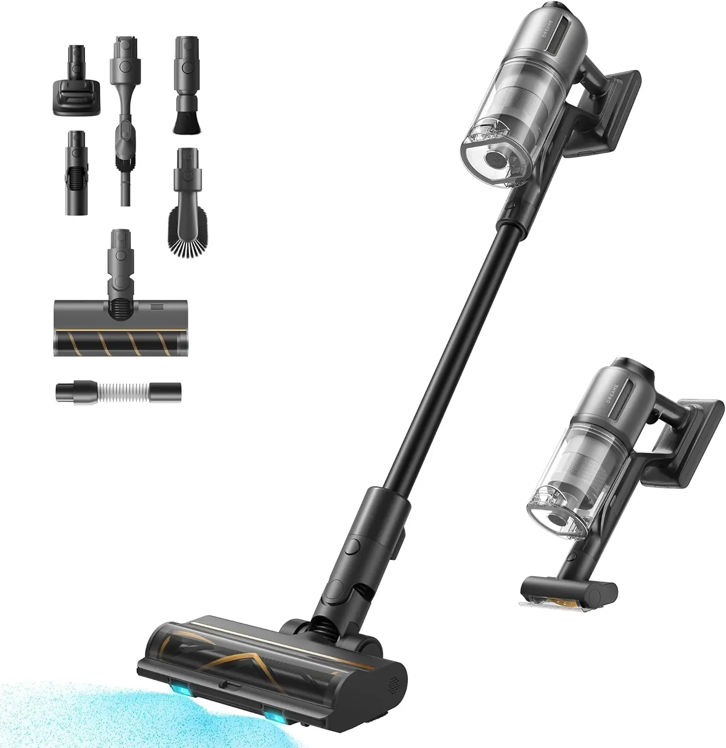 DREAME Z30 Cordless Stick Vacuum Cleaner - 310AW, 90 Mins Runtime, Powerful Suction Home Cleaning Tool for Hard Floors, Carpets, Pet Hair, Smart Lightweight Bagless Deep Cleaning Machine, Rechargeable Handheld Vacuum