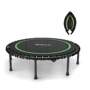Compact Mini Trampoline for Home Workouts Fun Fitness Rebounder Space Saving Foldable Design Durable Sturdy Frame Ideal for Indoor Use