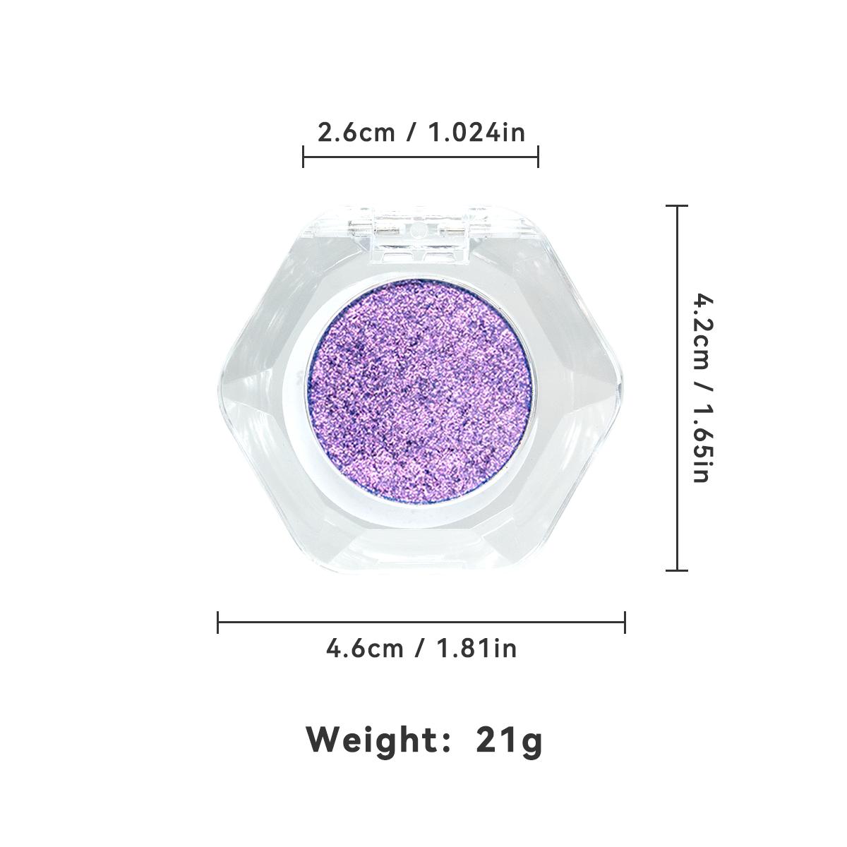 Ourbella single multi-chrome eyeshadows, sparkly shimmer glitter eyeshadow, iridescent shimmer, talc free, holographic ,color-shifting, metallic iridescent shimmer shadow duochrome