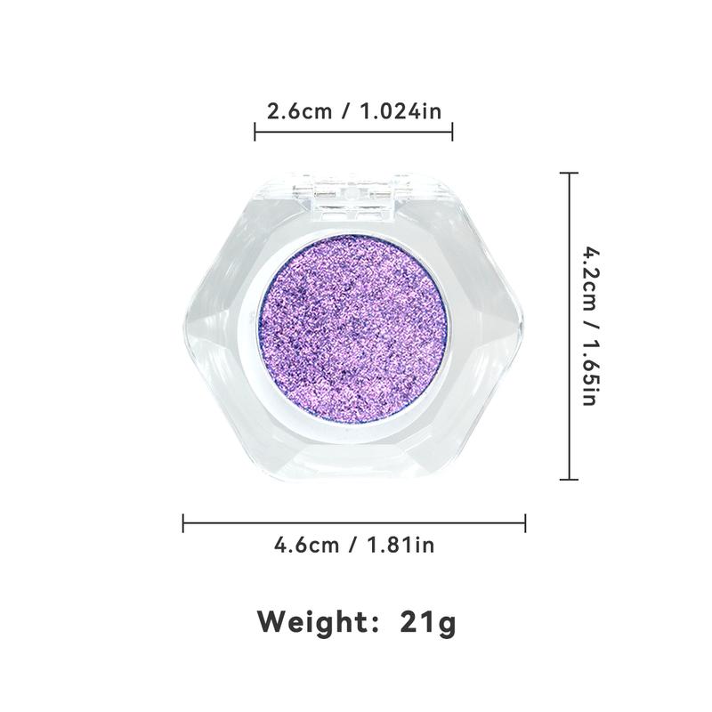 Ourbella single multi-chrome eyeshadows, sparkly shimmer glitter eyeshadow, iridescent shimmer, talc free, holographic ,color-shifting, metallic iridescent shimmer shadow duochrome