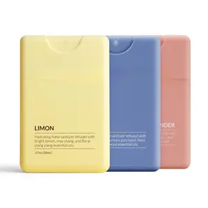 Refillable Hand Sanitizer Discovery Deux 3-Pack, Travel Size Spray, Hydrating Botanical Oils, Natural Ingredients, All Natural Fragrances, Sugarcane Derived Alcohol, No Parabens, No Dyes