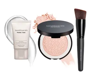 bareMinerals Original Pressed Powder Foundation Primer & Brush