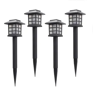 Solar Outdoor Lights, 10 LED Solar Waterproof Pathway Lights, Mini Garden Lawn Lamps, for Yard, Landscape, Walkway, Patio, Driveway Lighting