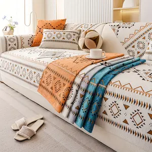 1pc of Four Seasons Maya New Chenille Sofa Cushion, a Versatile Bohemian Sofa Cover Suitable for All Seasons, Pet-Friendly Non-Slip Protective Seat Cover, Ideal for Home Decor in Living Rooms, Bedrooms, And Offices