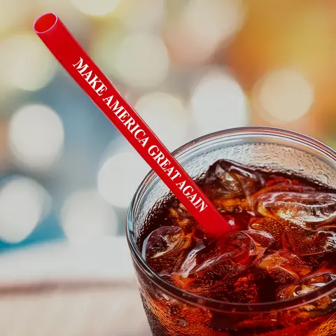 MAGA Plastic Disposable Drinking Straws